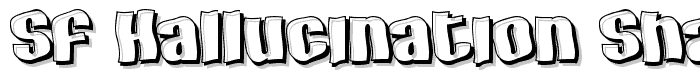 SF Hallucination Shadow font